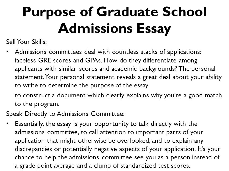 College and Graduate School Application Essay Tips and Advice